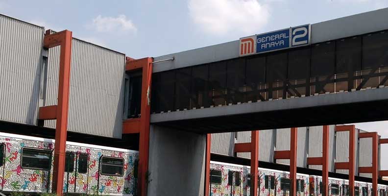 Estación del Metro General Anaya - Linea 2 del metro de la ...